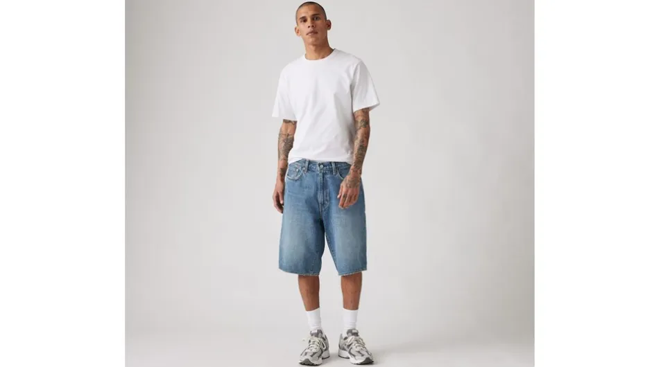 Hot Levi's 478™ Baggy Shorts, , 34 My Frequency - Blue