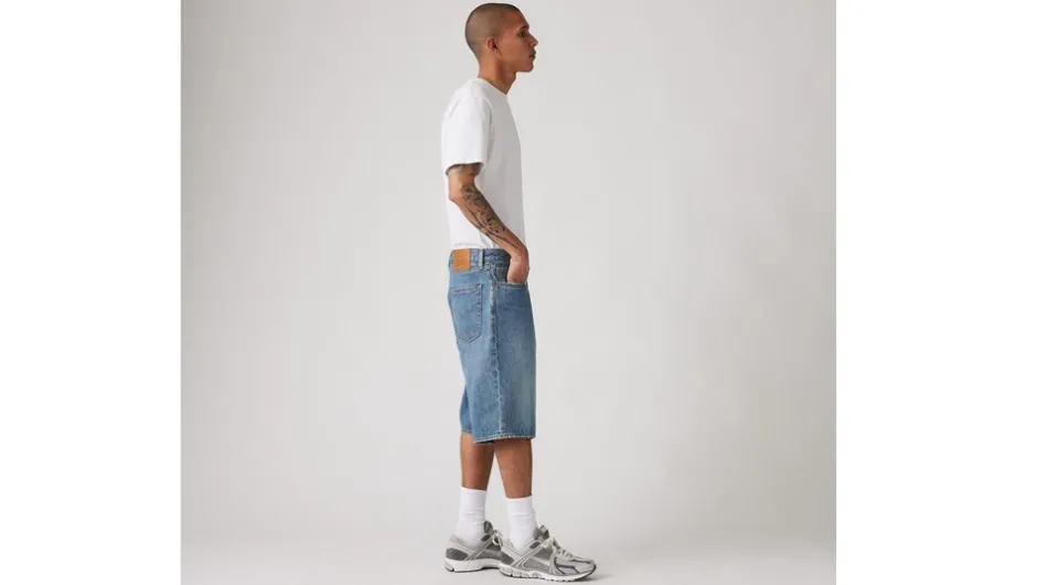 Hot Levi's 478™ Baggy Shorts, , 34 My Frequency - Blue