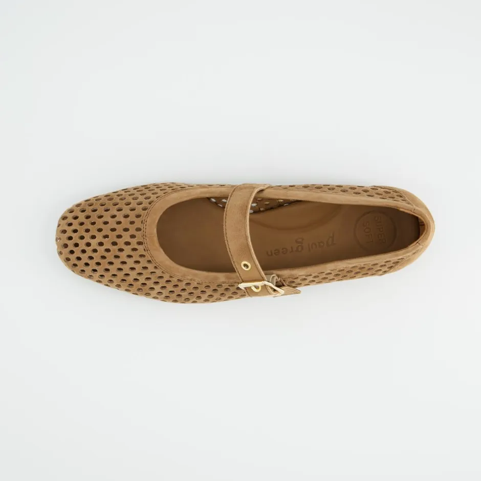 Clearance Paul Green 1213 Ballerinasko, , 43 Samtziege Nut