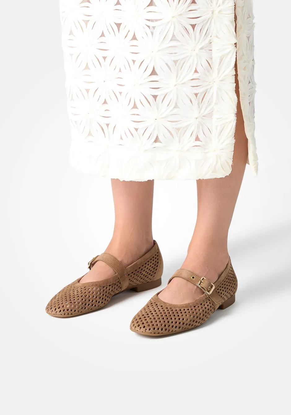 Clearance Paul Green 1213 Ballerinasko, , 43 Samtziege Nut