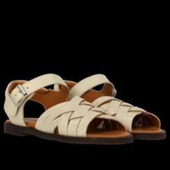 Discount Angulus 4473-101 Braided Sandaler, , 35 Buttermilk