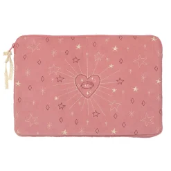 Maanesten 13" Computersleeve, Pink Magic Heart & Moon*Dame Computertasker