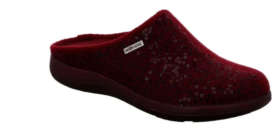 Discount Rohde 6550 Hjemmesko, , 40 Wine Red