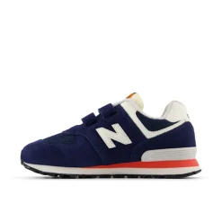 Sale New Balance 574 Hook And Loop Sneakers, , 28 NB Navy/Blast Red