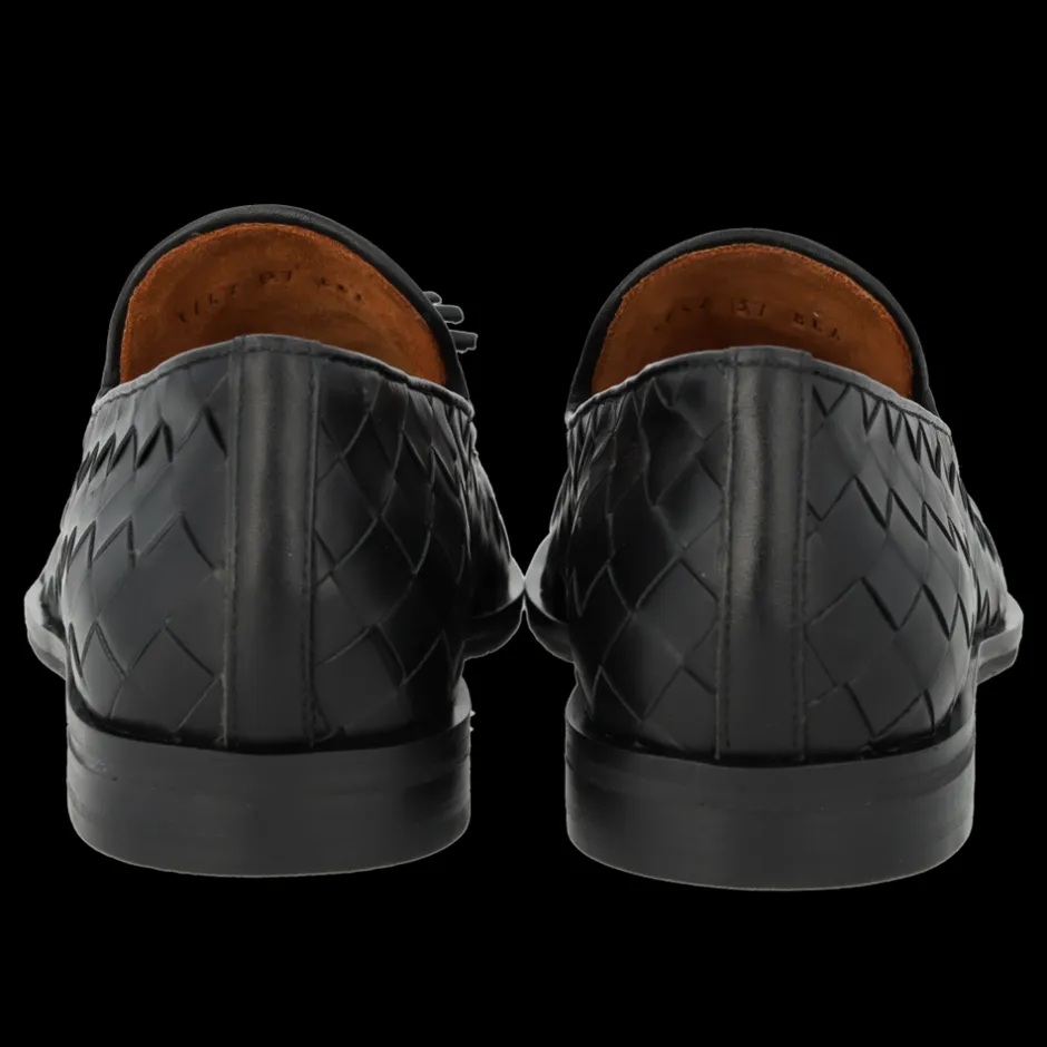 Hot Angulus 1742-101 Loafers, , 39 Black Braid