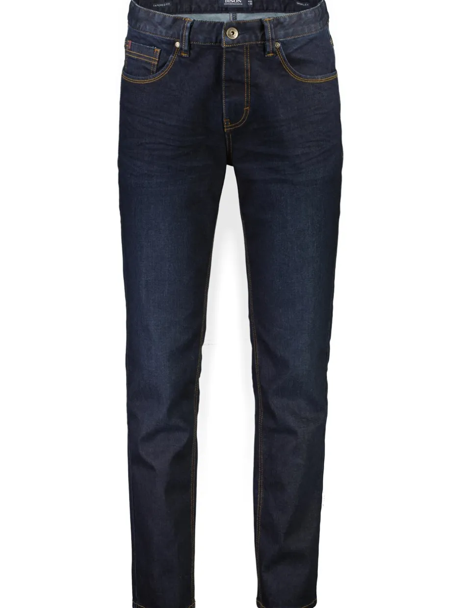 Bison 5 Pocket Superflex Jeans, , W38/L34* Jeans