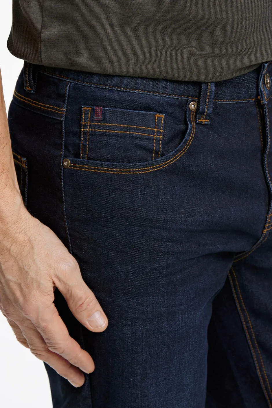 Bison 5 Pocket Superflex Jeans, , W38/L34* Jeans