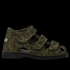 New Angulus 0673-101 Sandaler, , 32 Marshland Print Suede
