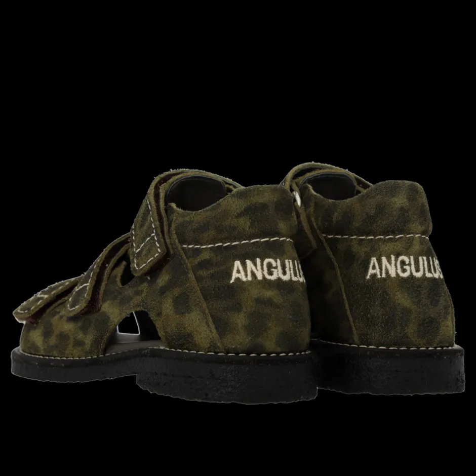 New Angulus 0673-101 Sandaler, , 32 Marshland Print Suede