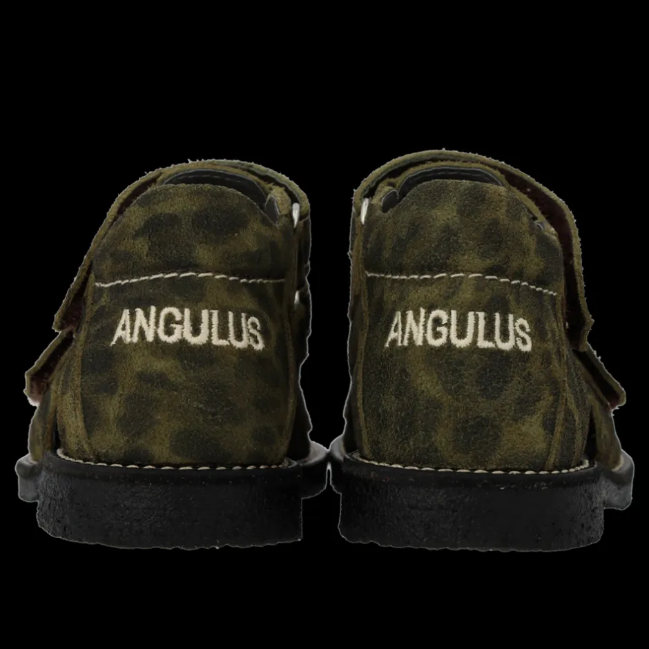 New Angulus 0673-101 Sandaler, , 32 Marshland Print Suede