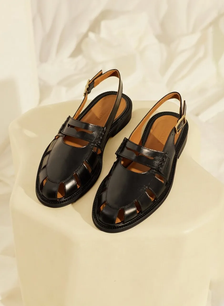 Angulus 1688-101 Slingback Loafers, , 36*Dame Loafers