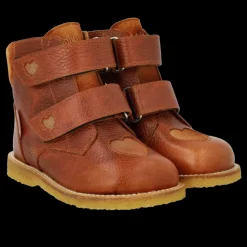Sale Angulus 2230-101 Støvler, , 27 Cognac/Glitter/Mustard