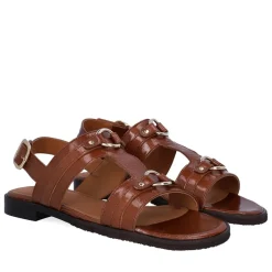 Outlet Billi Bi A4084 Sandaler, , 39 Camel Bristol Calf