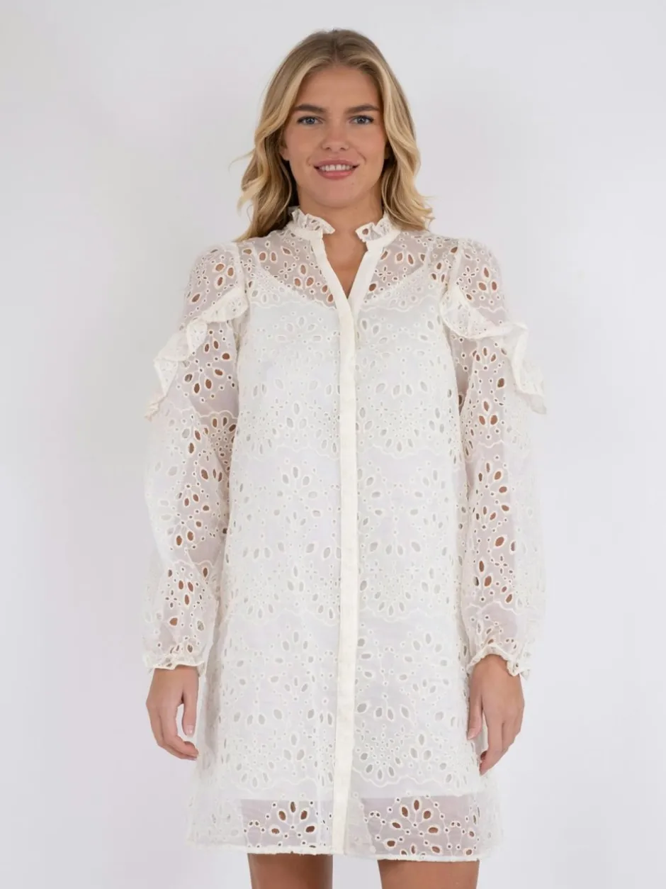 Neo Noir Abby Embroidery Kjole, , 34*Dame Kjoler