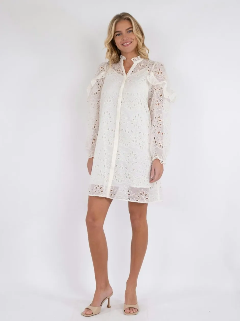 Neo Noir Abby Embroidery Kjole, , 34*Dame Kjoler