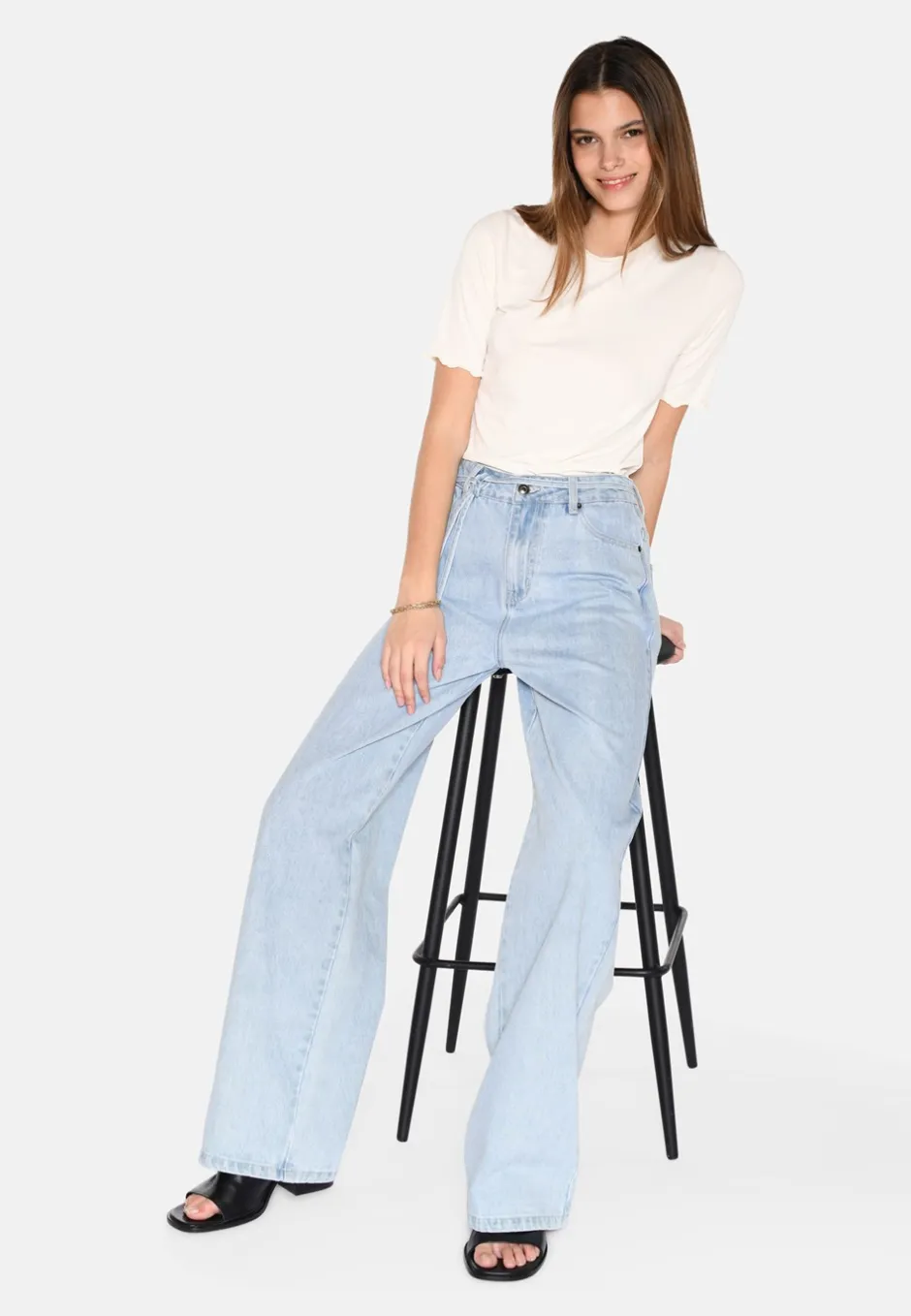 Outlet Moves Adanna Jeans, , 38 Light Blue