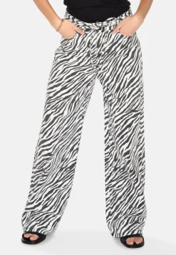 Moves Adanna Zebra Jeans, , 42*Dame Jeans