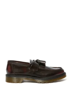 Sale Dr. Martens Adrian Arcadia Lether Tassel Loafers, , 42 Cherry Red Arcadia