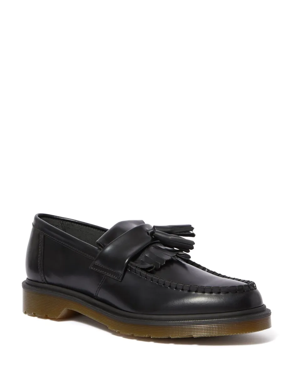 Hot Dr. Martens Adrian Smooth Leather Tassel Loafers, , 42 Sort