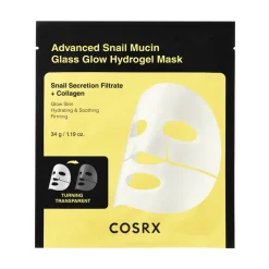 COSRX Advanced Snail Mucin Glass Glow Hydrogel Mask, 1 stk* Hudpleje