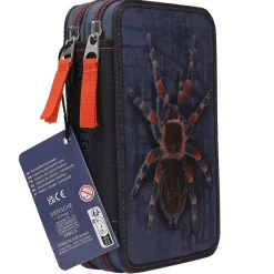 Dino World Adventure World Spider Double Penalhus,*Børn Kreativ Leg|Penalhuse & Skriveredskaber