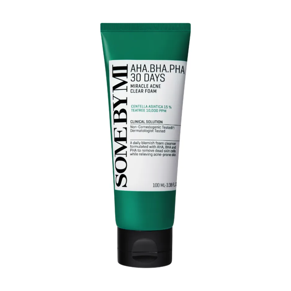 Some By Mi AHA BHA PHA 30 Days Miracle Clear Foam, 100 ml* Hudpleje