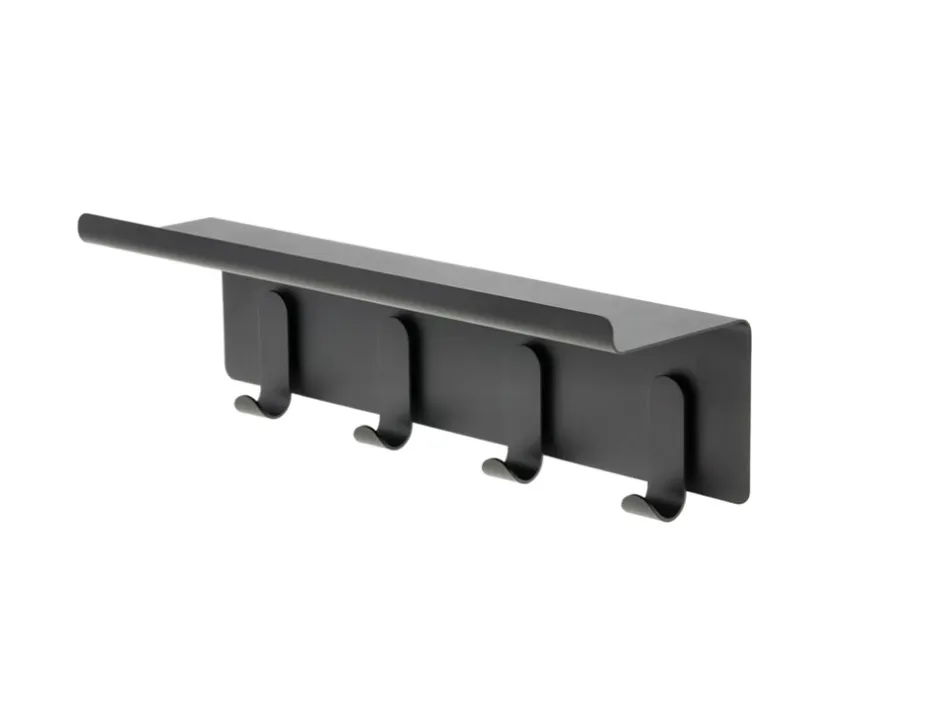Clearance Zone A-Hallway Shelf Knagerække, Black
