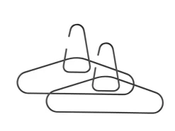 Zone A-Hanger 2-pak Bøjler,* Bøjler & Knager