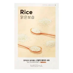 Missha Airy Fit Sheet Mask - Rice, 1 stk