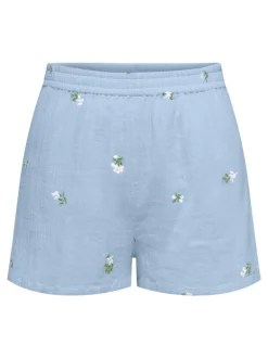 Best JDY Alba Højtaljede Shorts, , L Cashmere Blue