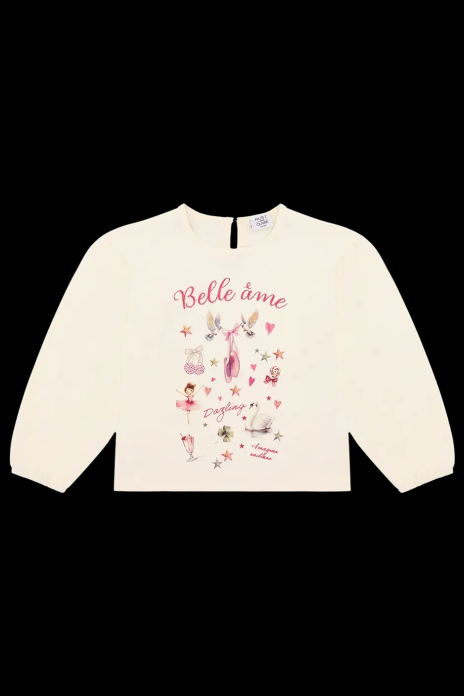 Hust & Claire Alma Belle A'me Bluse, , 128 cm Ivory