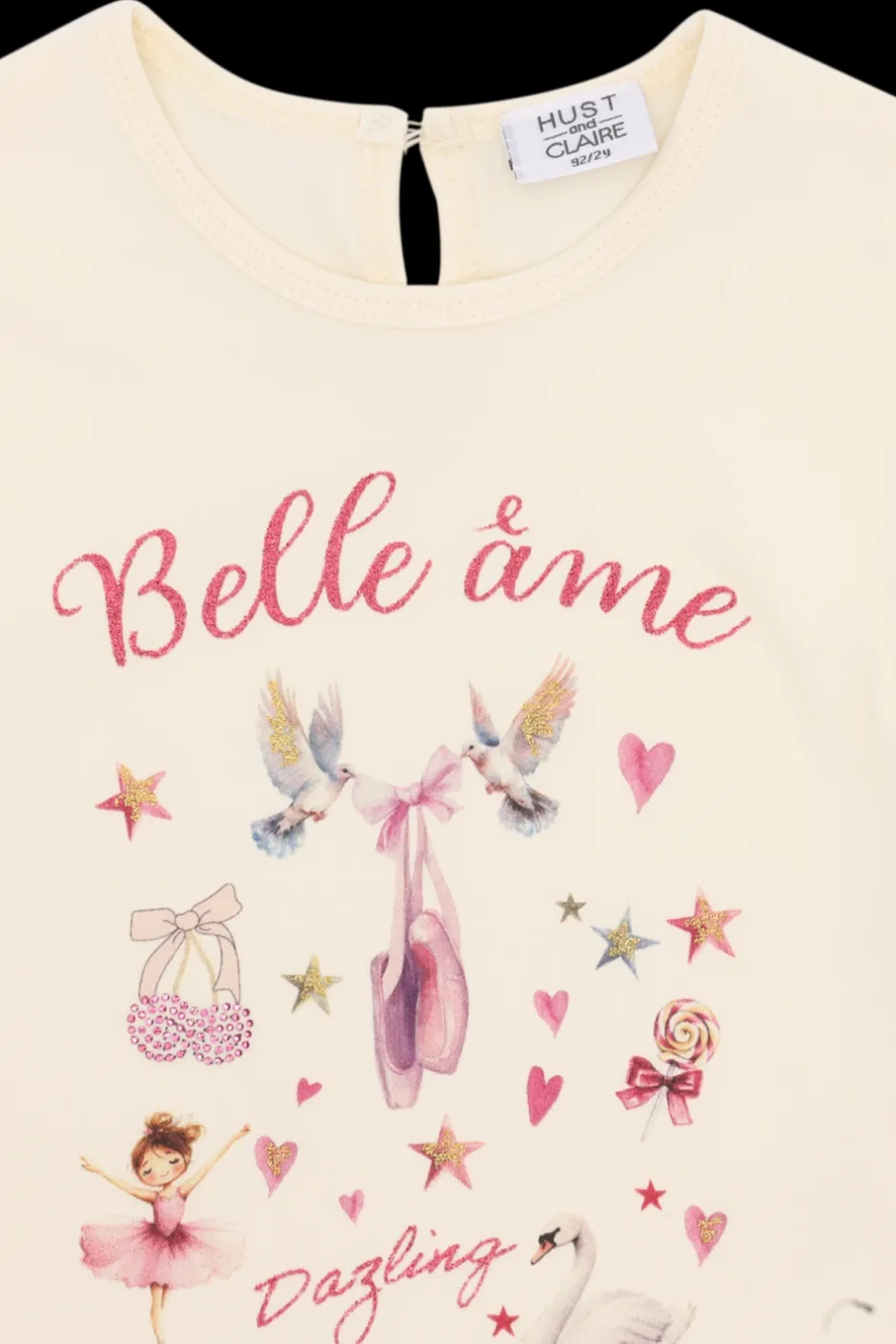 Hust & Claire Alma Belle A'me Bluse, , 128 cm Ivory
