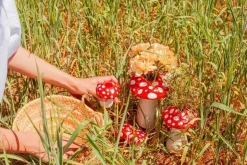 Best Doiy Amanita Svampe Vase, Rød/ Hvid