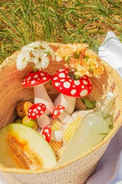 Best Doiy Amanita Svampe Vase, Rød/ Hvid