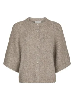 Neo Noir Amaya Fluffy Knit Cardigan, , 36*Dame Strik & Sweatshirts|Cardigans