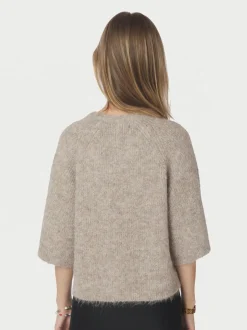 Neo Noir Amaya Fluffy Knit Cardigan, , 36*Dame Strik & Sweatshirts|Cardigans