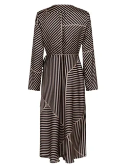 Neo Noir Amber Mix Lines Kjole, , 34*Dame Kjoler