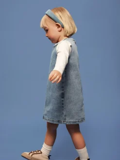 Name It Amelia Denim Kjole, , 116 cm*Børn Kjoler