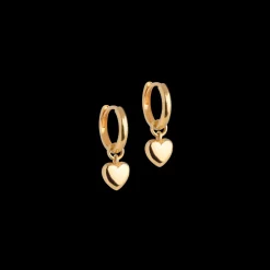 Hot ENAMEL Copenhagen Amore Hoops, 18C Gold Plated/Polished