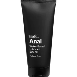 Sinful Anal Vandbaseret Glidecreme, 200 ml* Glidecreme & Kondomer