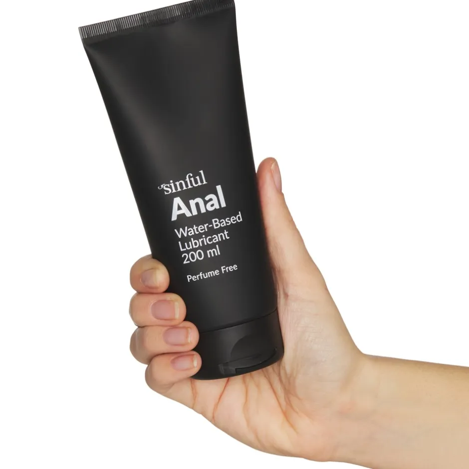 Sinful Anal Vandbaseret Glidecreme, 200 ml* Glidecreme & Kondomer