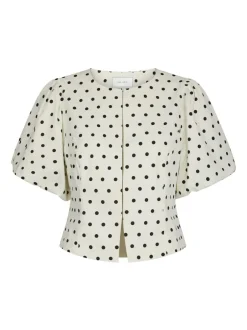 Neo Noir Anela Dot Bluse, , 38*Dame Bluser & Skjorter