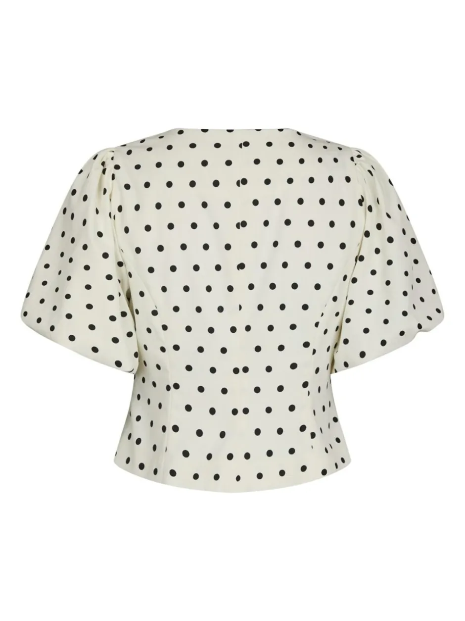 Neo Noir Anela Dot Bluse, , 38*Dame Bluser & Skjorter