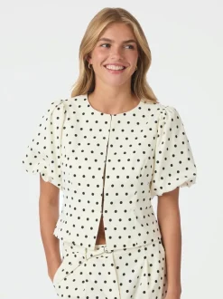 Neo Noir Anela Dot Bluse, , 38*Dame Bluser & Skjorter