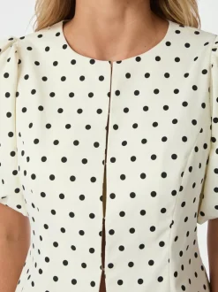 Neo Noir Anela Dot Bluse, , 38*Dame Bluser & Skjorter