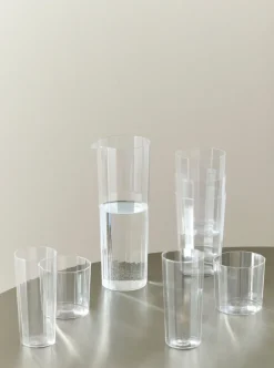 Hot HAY Angle Carafe Karaffel, , 0,9 L Clear