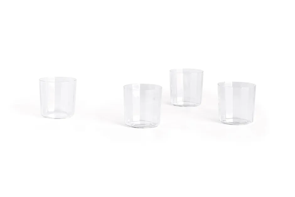 Online HAY Angle Wide 4-pak Glas, , 23 cl Clear