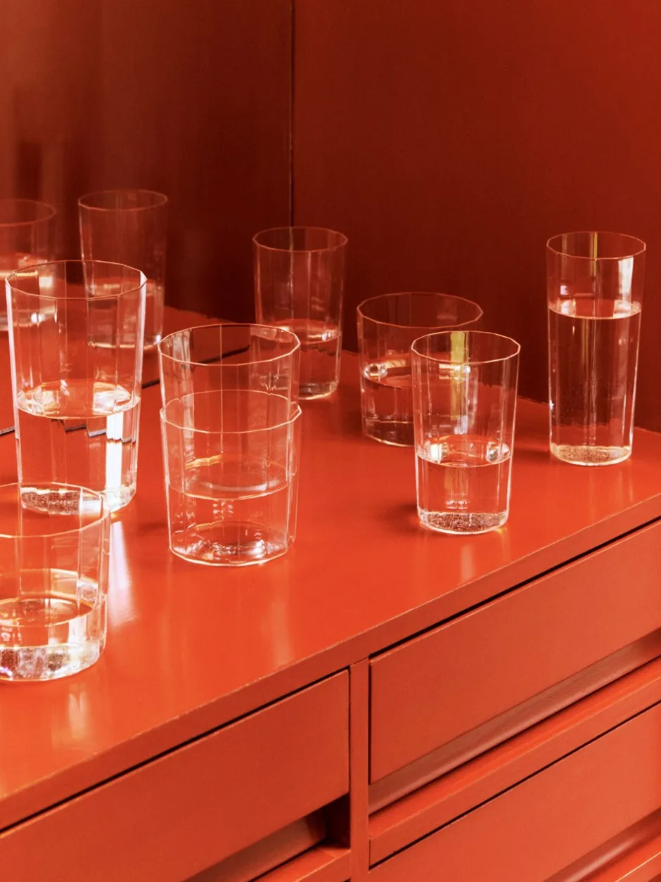 Online HAY Angle Wide 4-pak Glas, , 23 cl Clear