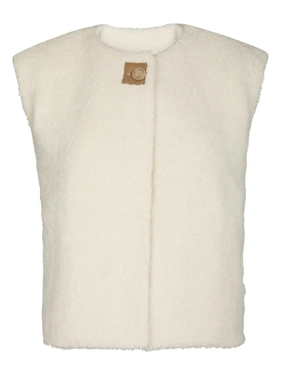 Sale Neo Noir Anjanna Teddy Vest, , 38 Ivory