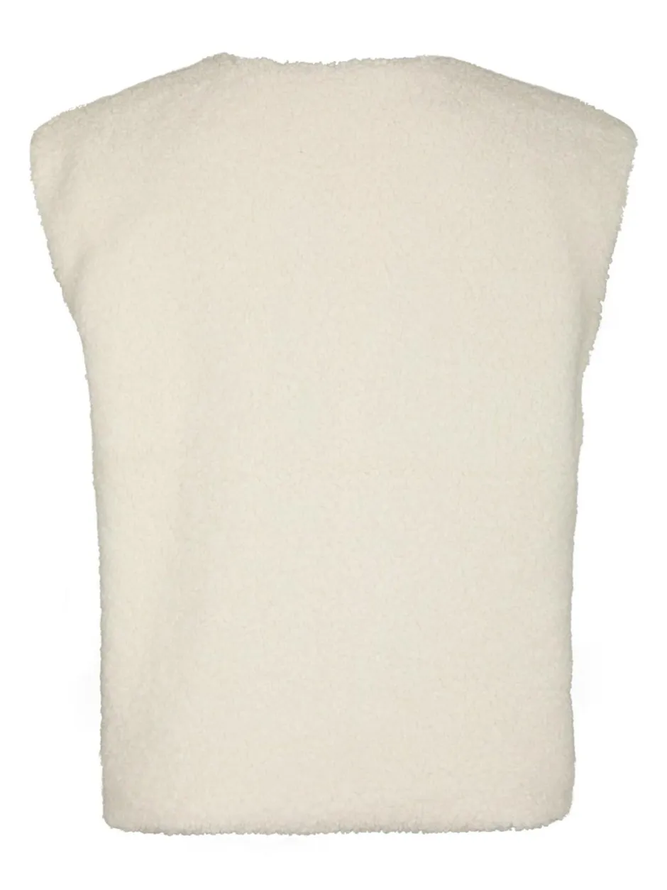 Sale Neo Noir Anjanna Teddy Vest, , 38 Ivory